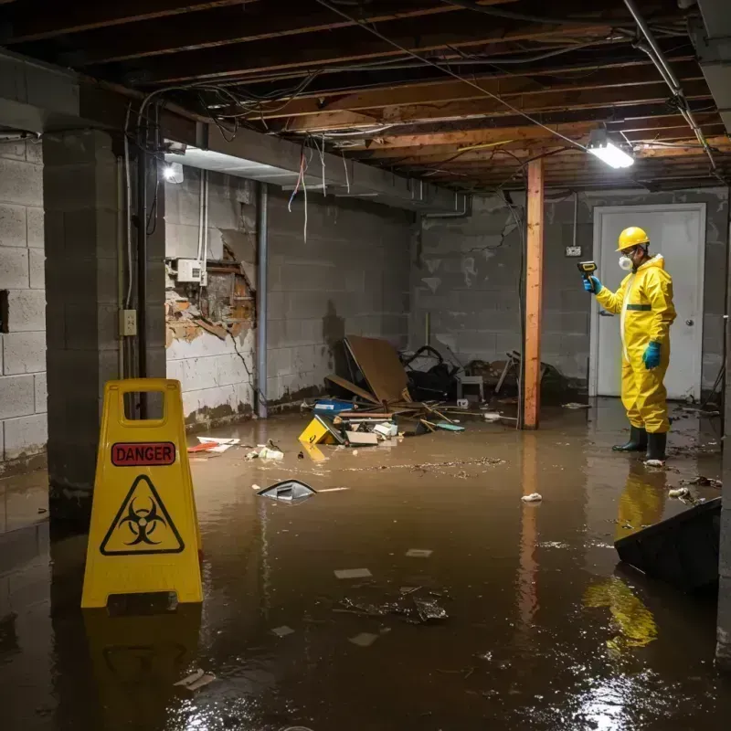 Flooded Basement Electrical Hazard in Elbert County, CO Property